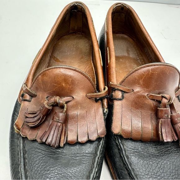 Allen Edmonds Shoes Mens 9 Nashua Tassel Loafers Casual Dress Shoe Formal Church - Picture 4 of 10